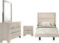 Coaster Home Furnishings Trenton 4-Piece Twin Bedroom Set Rustic Cream 225061T-S4
