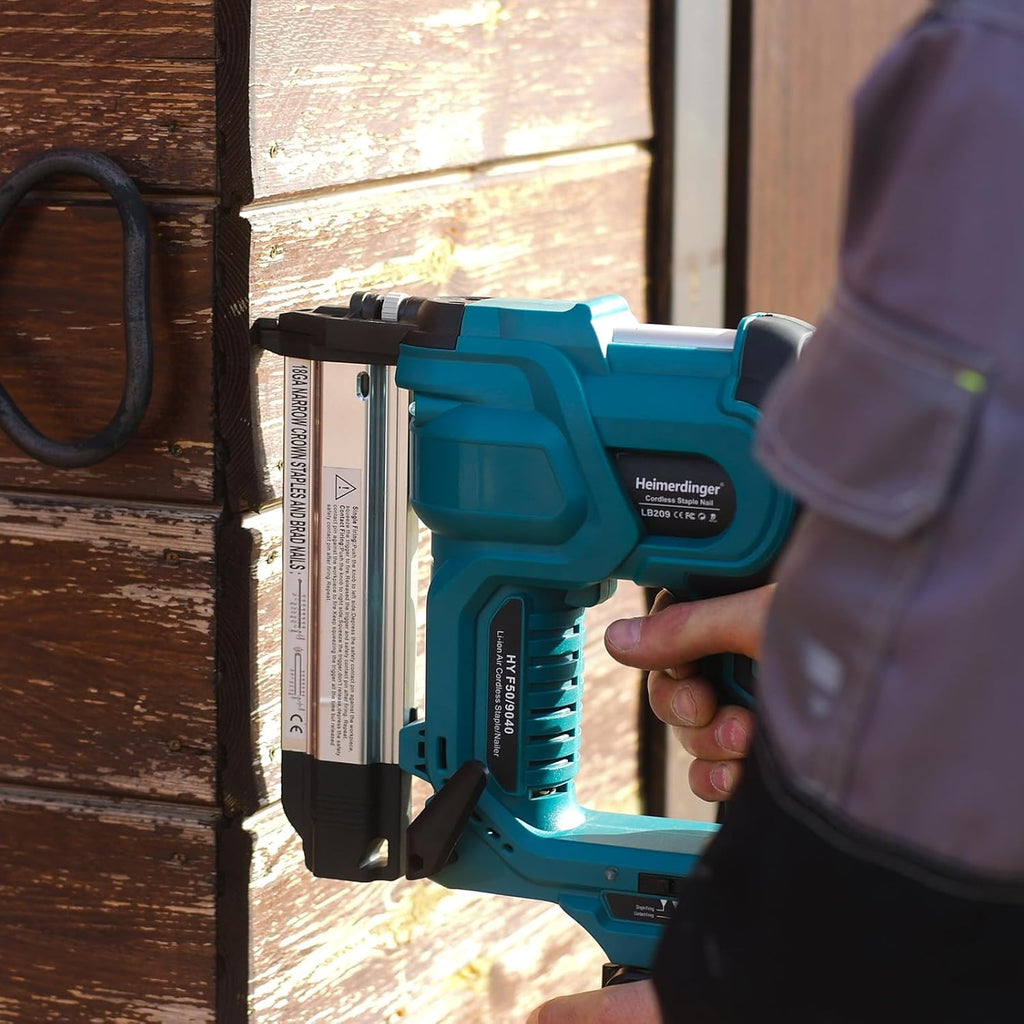 18 Gauge 2 in 1 Cordless Nail Gun with 4.0Ah Battery and Charger Set