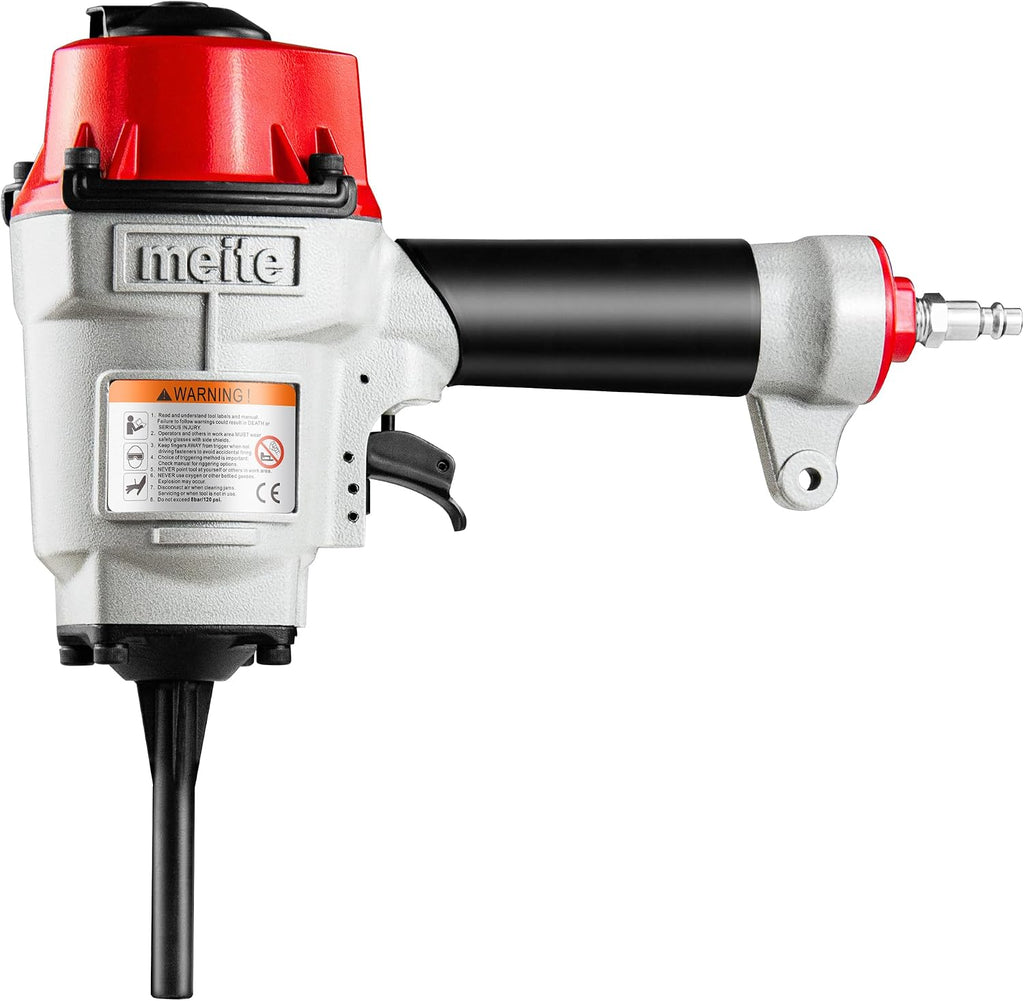meite NP55 Pneumatic Nail Remover, Professional Heavy Duty Air Punch Nailer Denailer Gun Removes 9-16 Gauge Nails Length 71-90 mm, 85-120 PSI Pallet Nail Puller for Wooden Furniture & Reclaimed Wood