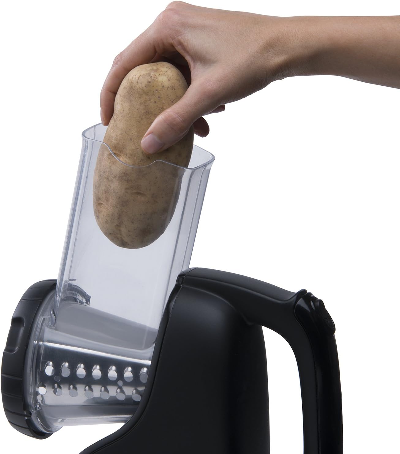 Presto 02970 Professional SaladShooter Electric Slicer/Shredder, Black,1 count & 07073 Electric Tilt-N-fold Griddle, 19%22, Black