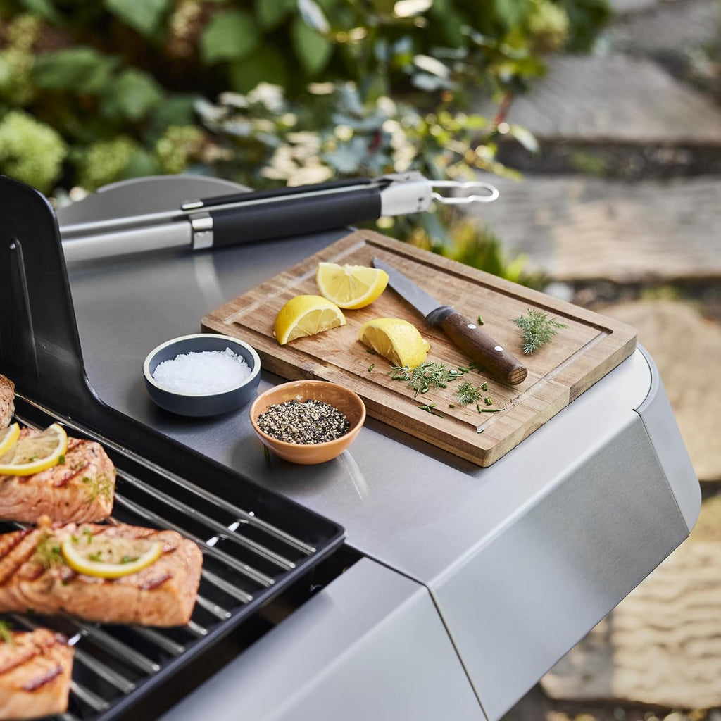 Weber Genesis S-415 Natural Gas Grill for Outdoor Cooking, Stainless Steel, 4 Burners – Stainless Steel Cooking Grates & PureBlu Burners
