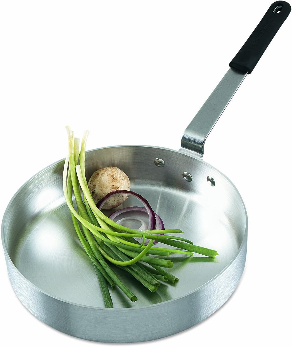Alegacy Eagleware Sauté Pan, Commercial Aluminum, Professional Fry Pan with EagleGrip™ Handle, Heavy Gauge (7 Quart / 14' Sauté Pan)