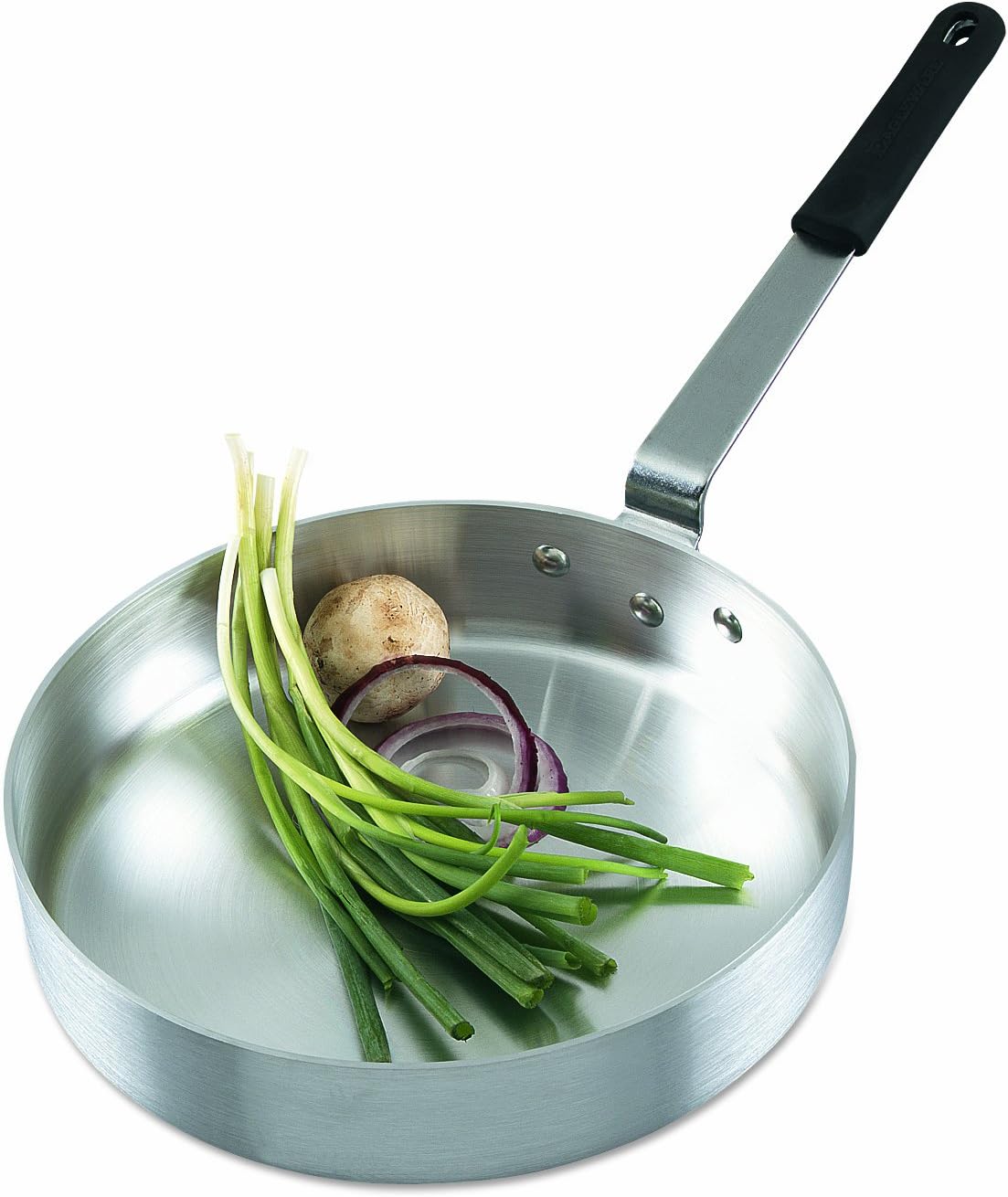 Alegacy Eagleware Sauté Pan, Commercial Aluminum, Professional Fry Pan with EagleGrip™ Handle, Heavy Gauge (7 Quart / 14' Sauté Pan)