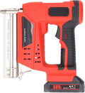 Cordless Brad Nailer, 2 Modes 18V 2Ah Lithium Battery Powered Cordless Nail Gun 100 Nails Capacity Handheld Electric Nail Stapler Support 18 Nail for Woodworking