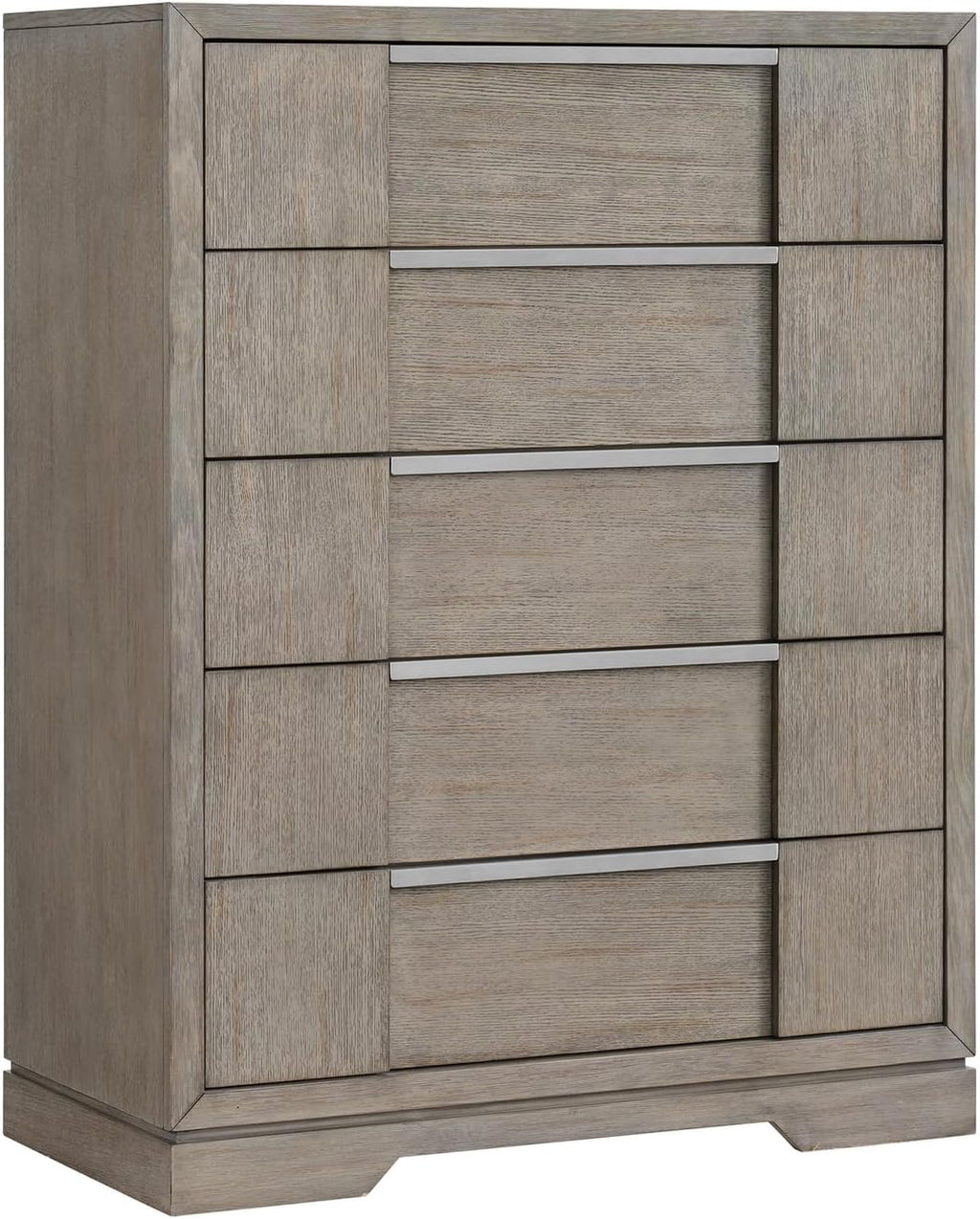 Picket House Furnishings Argo King Panel 3PC Bedroom Set with LED in Gray
