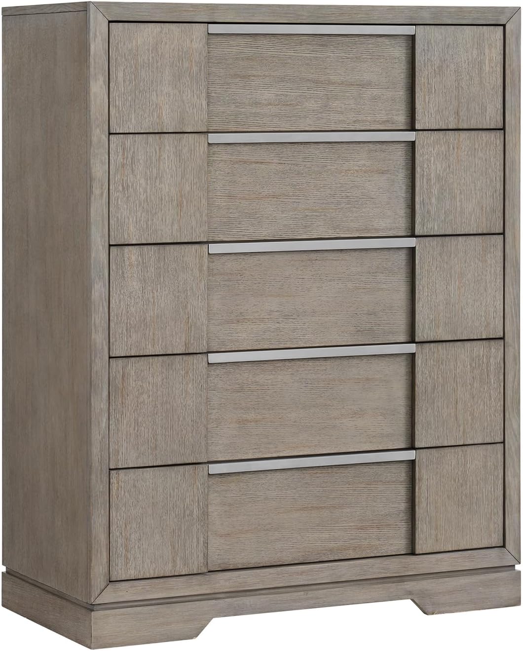 Picket House Furnishings Argo King Panel 3PC Bedroom Set with LED in Gray