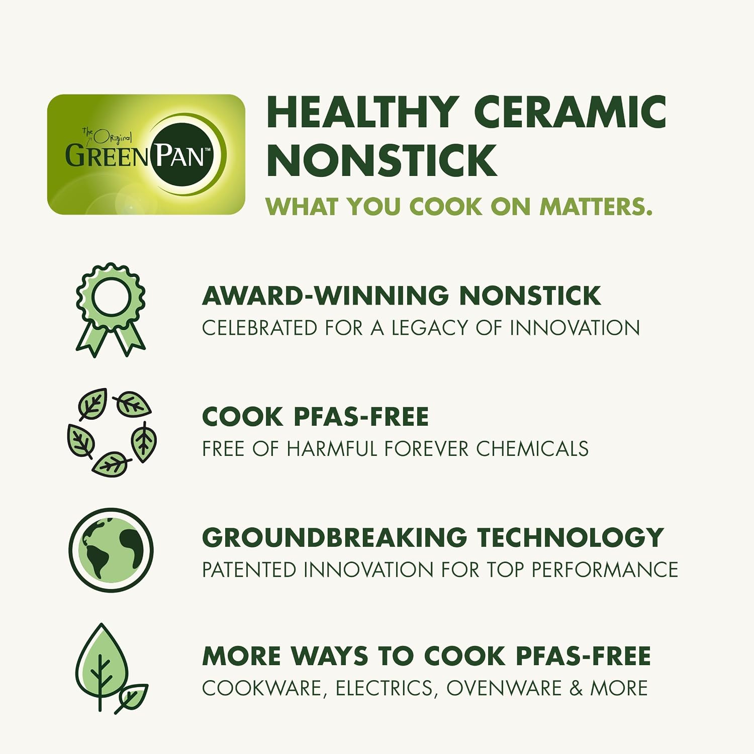 GreenPan 12 Piece Nonstick Swift Cookware Set, Ceramic PFAS-Free Pots & Pans with Lids, Dishwasher & Oven/Broiler Safe to 600F, Kitchen Cooking Set, Sauce, Saute, Stock, Frying Pans, Gray