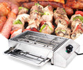 Electric Griddles, Stainless Steel Barbecue Grill Machine GDAE10 Smokeless Oven Pan BBQ Multifunctional Tabletop Heating for Party Home Kitchen Restaurant Indoor Outdoor 2800W (2800W 16.7*10' Electric)