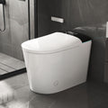 Luxury Smart Bidet Toilet with Tank, Foam Shield, Dual Auto Flush/Lid&Seat, Foot Sensor, LED Display, Electric Modern One Piece Toilets for Bathroom with Siphon Dual Flush 0.8/1.2 GPF