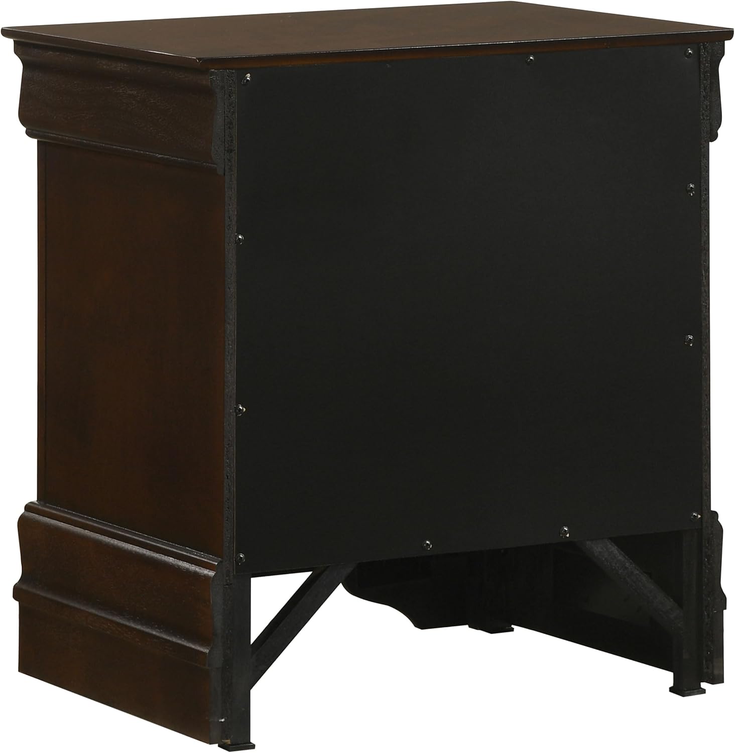 Coaster Home Furnishings Louis Philippe 5-piece Bedroom Set Twin Size Traditional Wooden Sleigh Bed Frame 47-Inch Panel Headboard Nightstand Dresser Mirror and Chest Cappuccino Brown 202411T-S5
