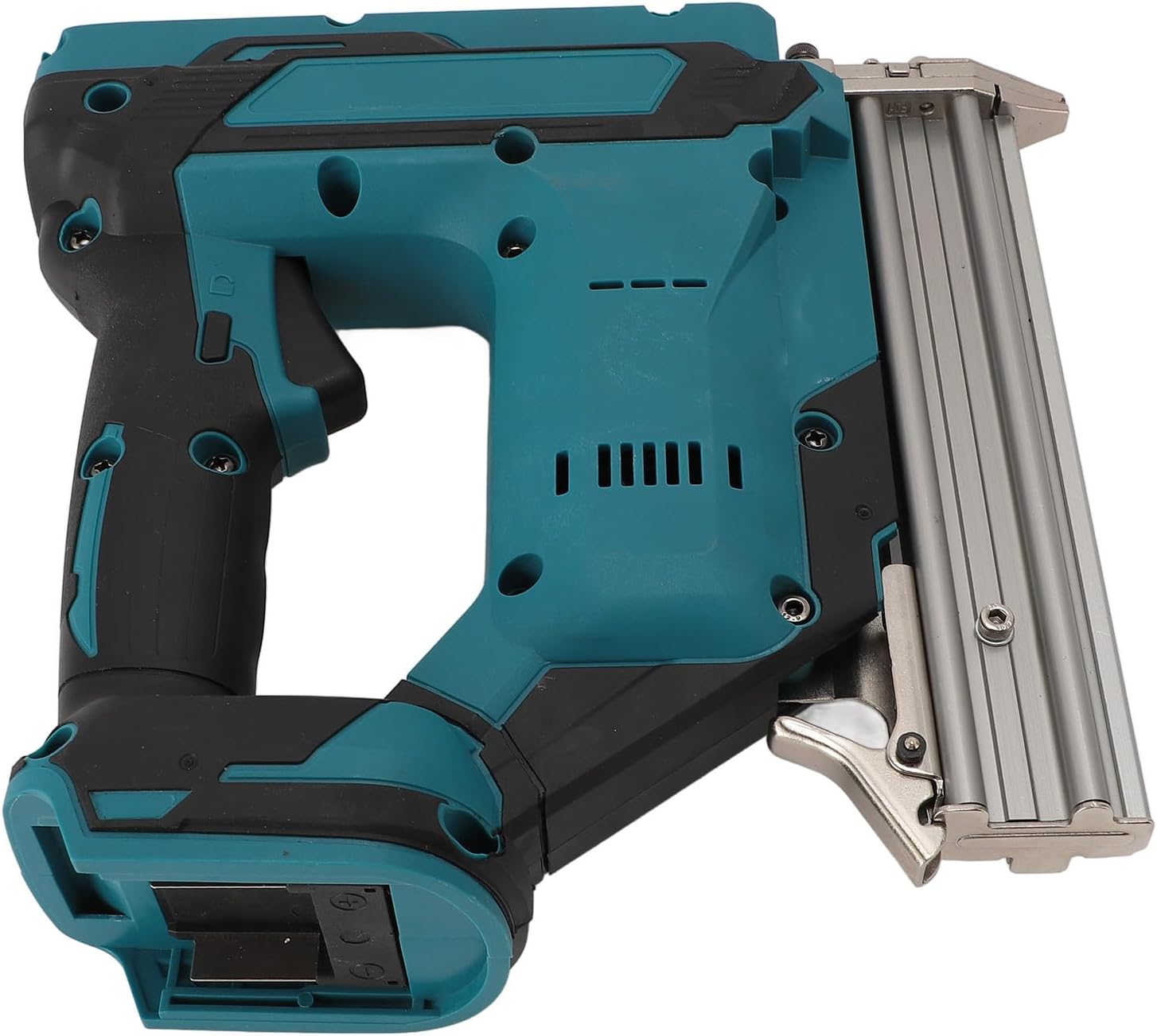 Cordless Brad Nailer Battery Powered Nail Gun 18V Lithium Ion Impact Drive Technology Adjustable Depth Automatic Nailer for Indoor Decoration Woodworking ABS Metal 100PCS Nail