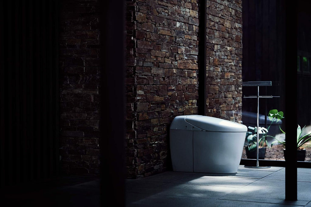 TOTO MS988CUMFG#01 NEOREST RH Dual Flush 1.0 or 0.8 GPF Toilet with Intergeated Bidet Seat and EWATER+, Cotton White