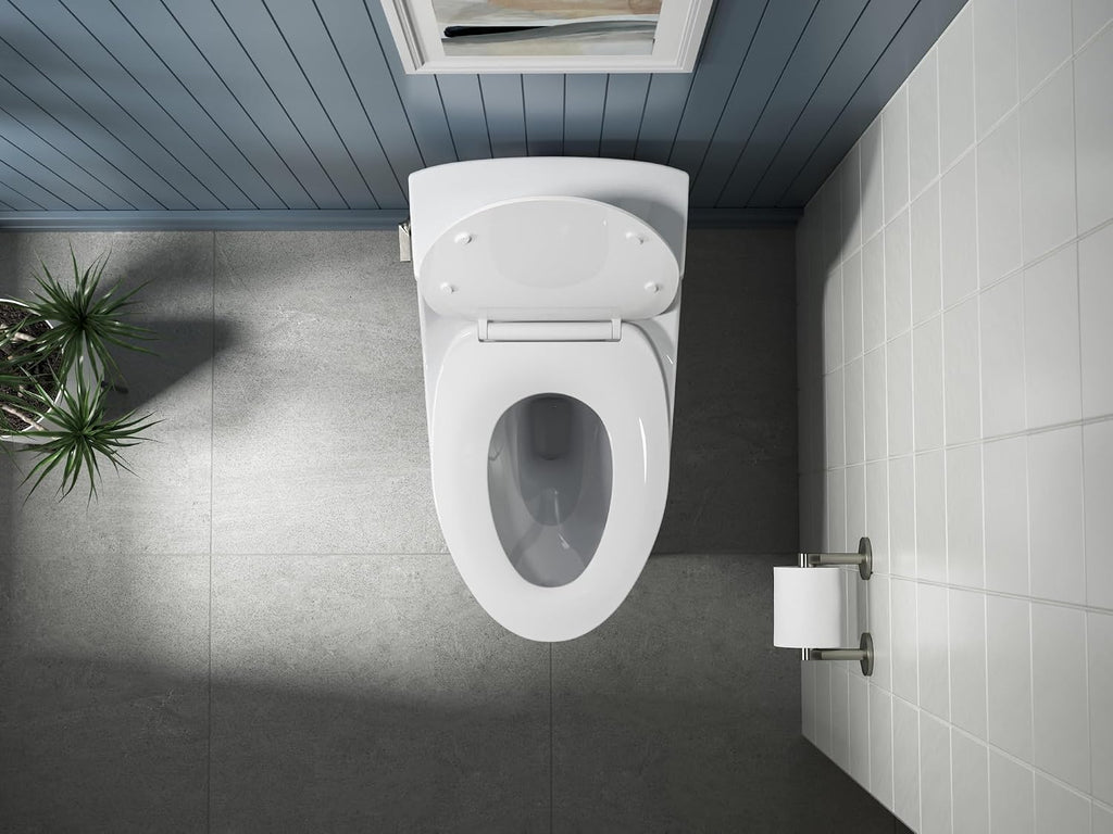 Kohler K-30783-0 Lithe Quiet-Close Elongated Toilet seat with Grip Tight Bumpers, White