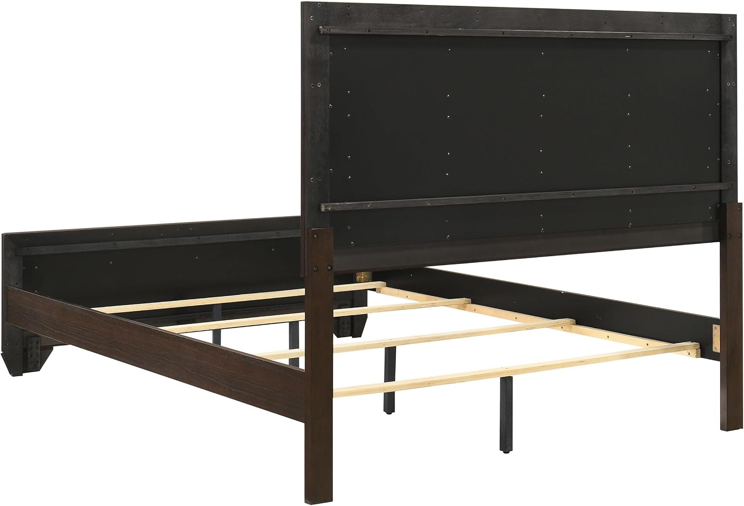Coaster Home Furnishings Kauffman Transitional 4-Piece Bedroom Set Queen Size Panel Bed Frame 54-inch Headboard Dark Cocoa 204391Q-S4