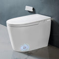Luxury Smart Toilet, Bidet Toilet with Foam Dispenser, Auto Open/Close, MAP 1000g Powerful Auto-Flush, Warm Water/Dryer, ADA Chair Height Elongated Heated Seat, Deodorization