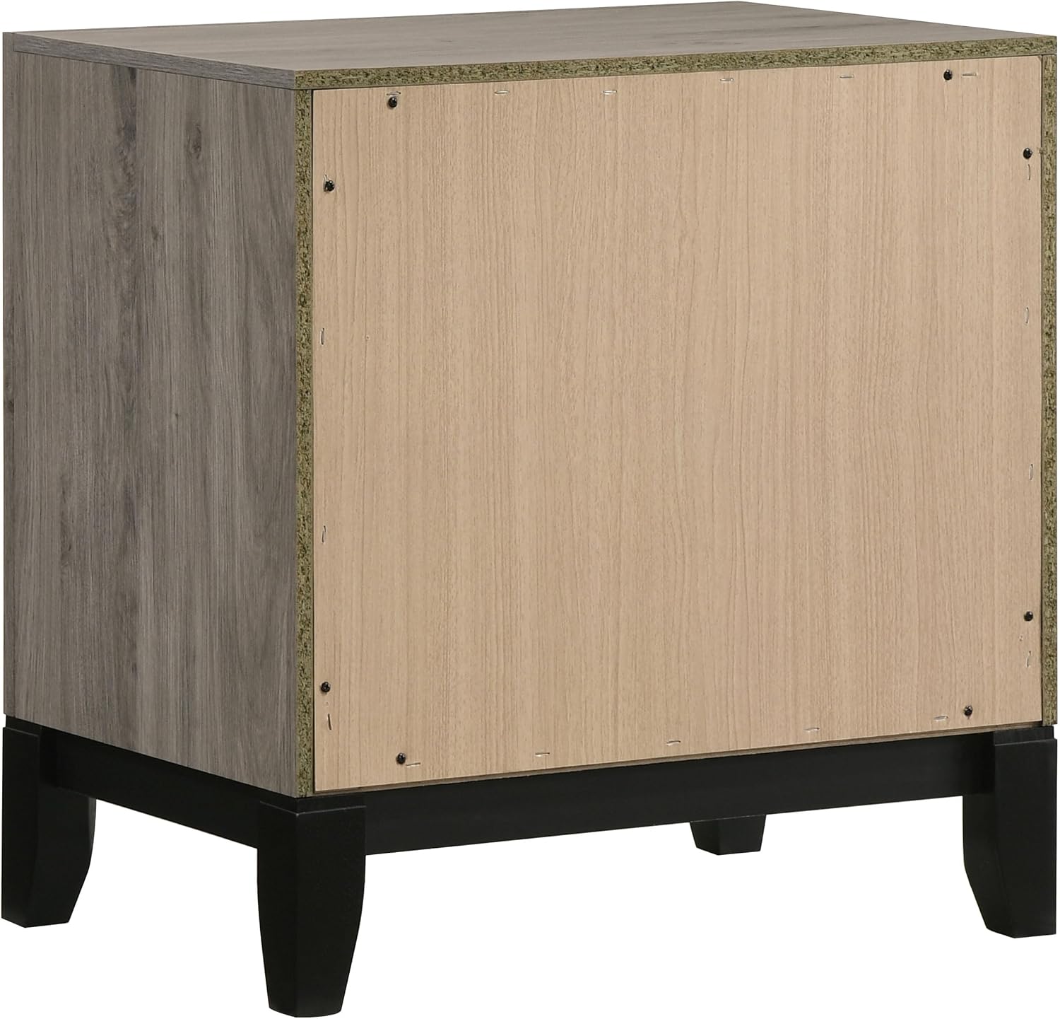 Coaster Home Furnishings - Watson - Wood - 5-Piece Bedroom Set with Panel Headboard and Groove Details - Bedroom - Twin Size - Light Taupe - 215911T-S5