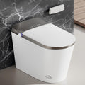 EchosLife Luxury Smart Toilet with Bidet Built In, Auto Open/Close Lid & Seat, Blackout Flush, Foam Shield, Odor Control, ADA Comfort Height One Piece Elongated Toilet, Tank Built-In, Heated Seat