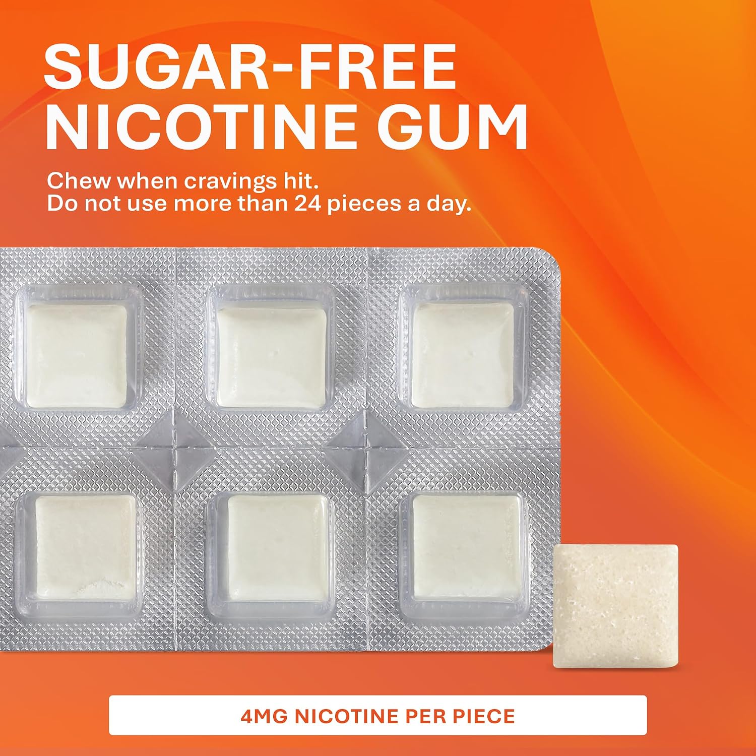 Rugby Polacrilex 4mg Nicotine Gum - Mint Flavor, Quit Smoking and Vaping Aid, Sugar-Free, 100 Count (4-Pack)