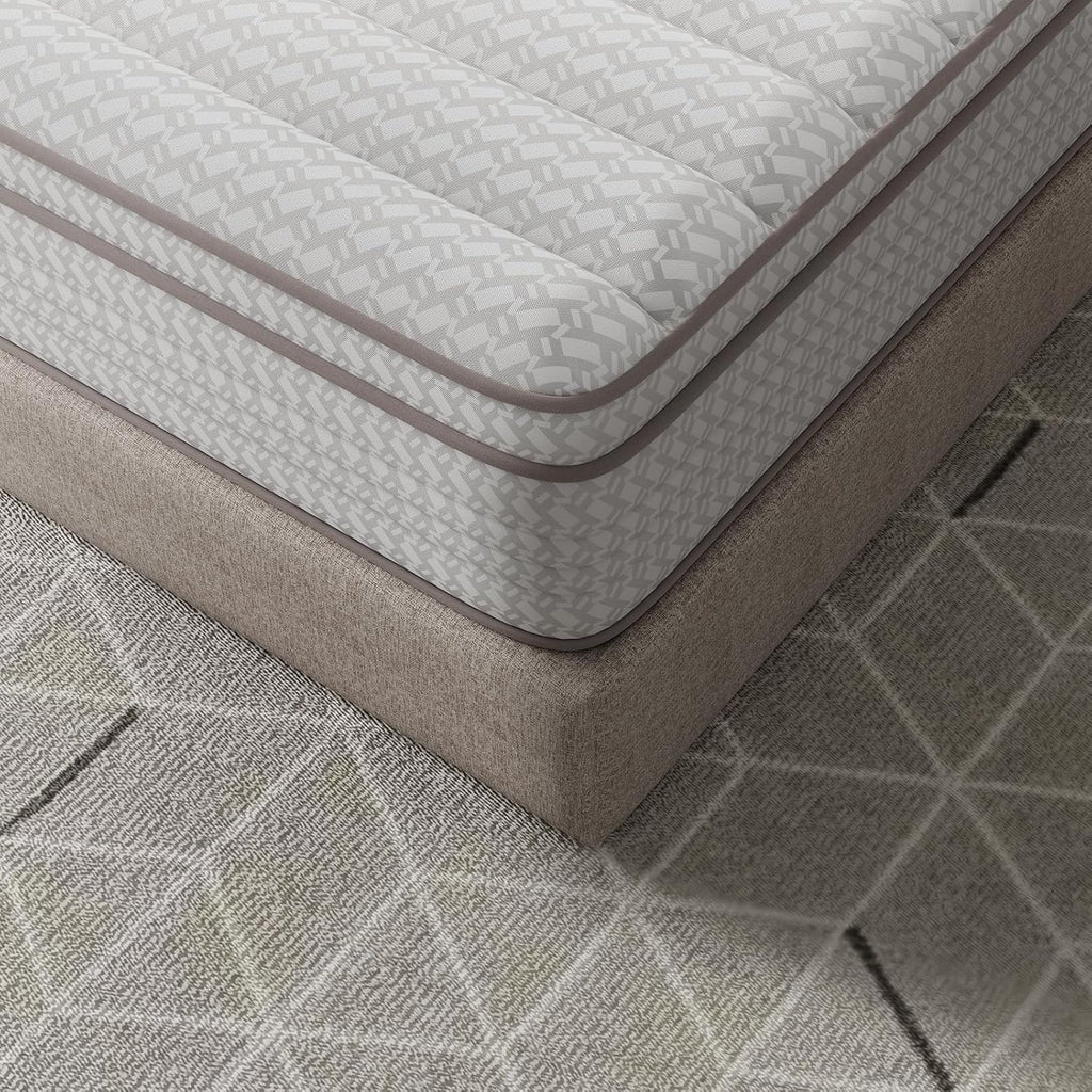 Novilla 10 Inch King Size Mattress, Hypoallergenic & Back Pain Relief, Hybrid King Mattresses in a Box with Smarts Coils, Fiberglass Free CertiPUR-US Certified Colchones No Box Spring Needed