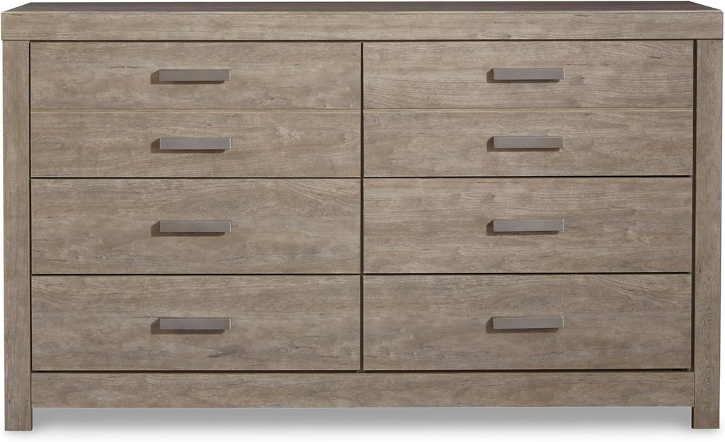 Signature Design by Ashley Culverbach Scandinavian 6 Drawer Dresser, Weathered Gray