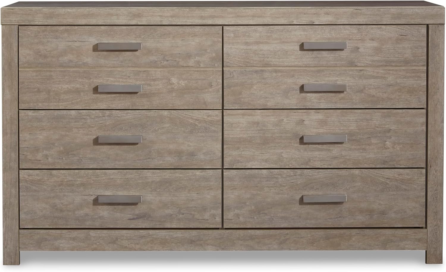 Signature Design by Ashley Culverbach Scandinavian 6 Drawer Dresser, Weathered Gray