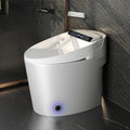 Smart Toilet with Built-in Heated Seat, One-Piece Bidet Toilet, Tankless Toilet with Foot Sensor Flushing and LED Display