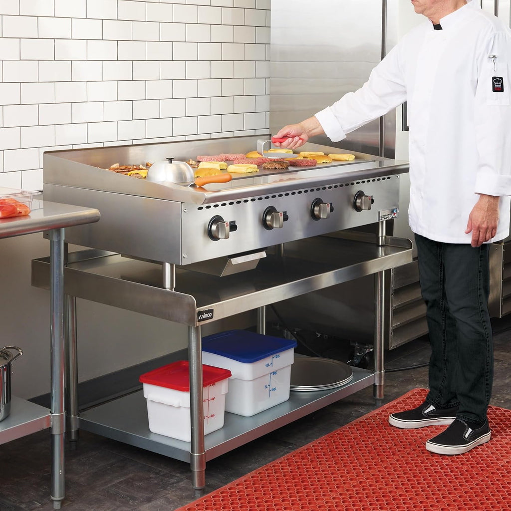 Winco Commercial Natural Gas Griddle,48'