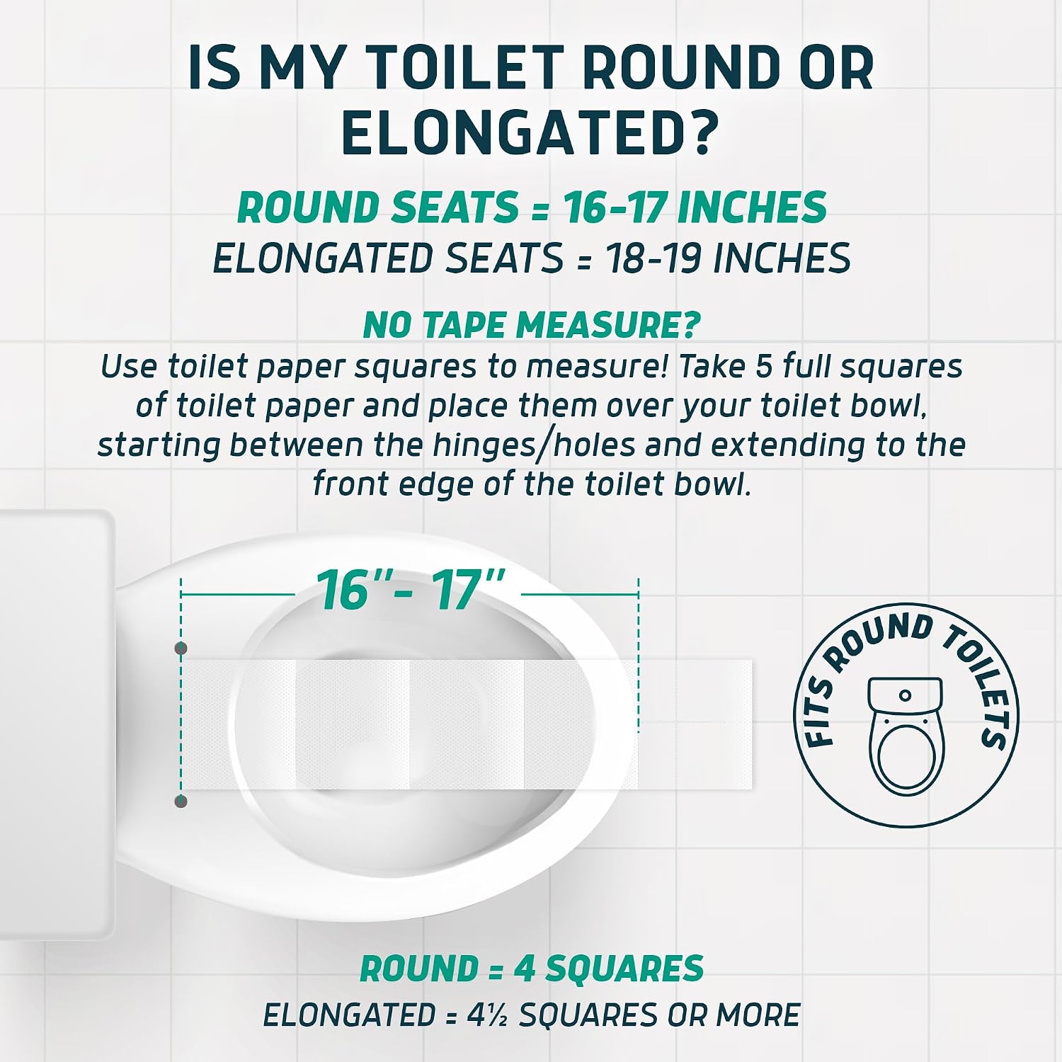 Lunderg Solva Raised Toilet Seat with Handles - Round - Easy to Install Toilet Seat Risers for Seniors - Adds 3 Inches & Works like the one you've always used - Elegant design - No Hospital Vibe