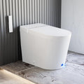 Casta Diva Smart Toilet with Bidet Built in, Bidet Toilet with Wider Heated Seat, Warm Water & Dryer, Foot Sensor Auto Flushing, Night Light, Remote Control 1.28GPF(CD-K020)