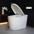 Greenwater Smart Toilet with Bidet Built in, One Piece Bidet Toilet Modern Intelligent Toilets for Bathrooms with Foam Shield, Dual-Pump, Auto Flush, Heated Seat, Wash, Dryer, Remote, A-S001F