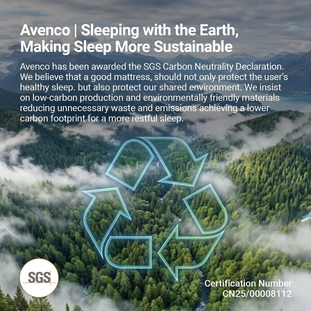 Avenco 6 Inch Full Size Mattress for Deep Sleep, Full Mattresses with Innerspring for Pressure Relief, Foam and Spring Hybrid Colchones Breathable Cover CertiPUR-US Certified Bed Mattress in a Box