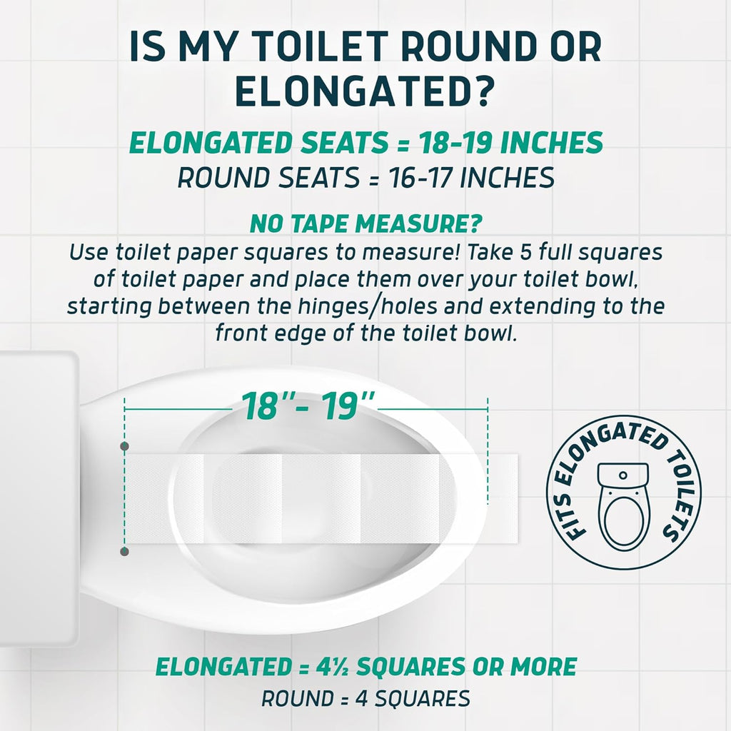Lunderg Solva Raised Toilet Seat with Handles - Elongated - Easy to Install Toilet Seat Risers for Seniors - Adds 3 Inches & Works like the one you've always used - Elegant design - No Hospital Vibe