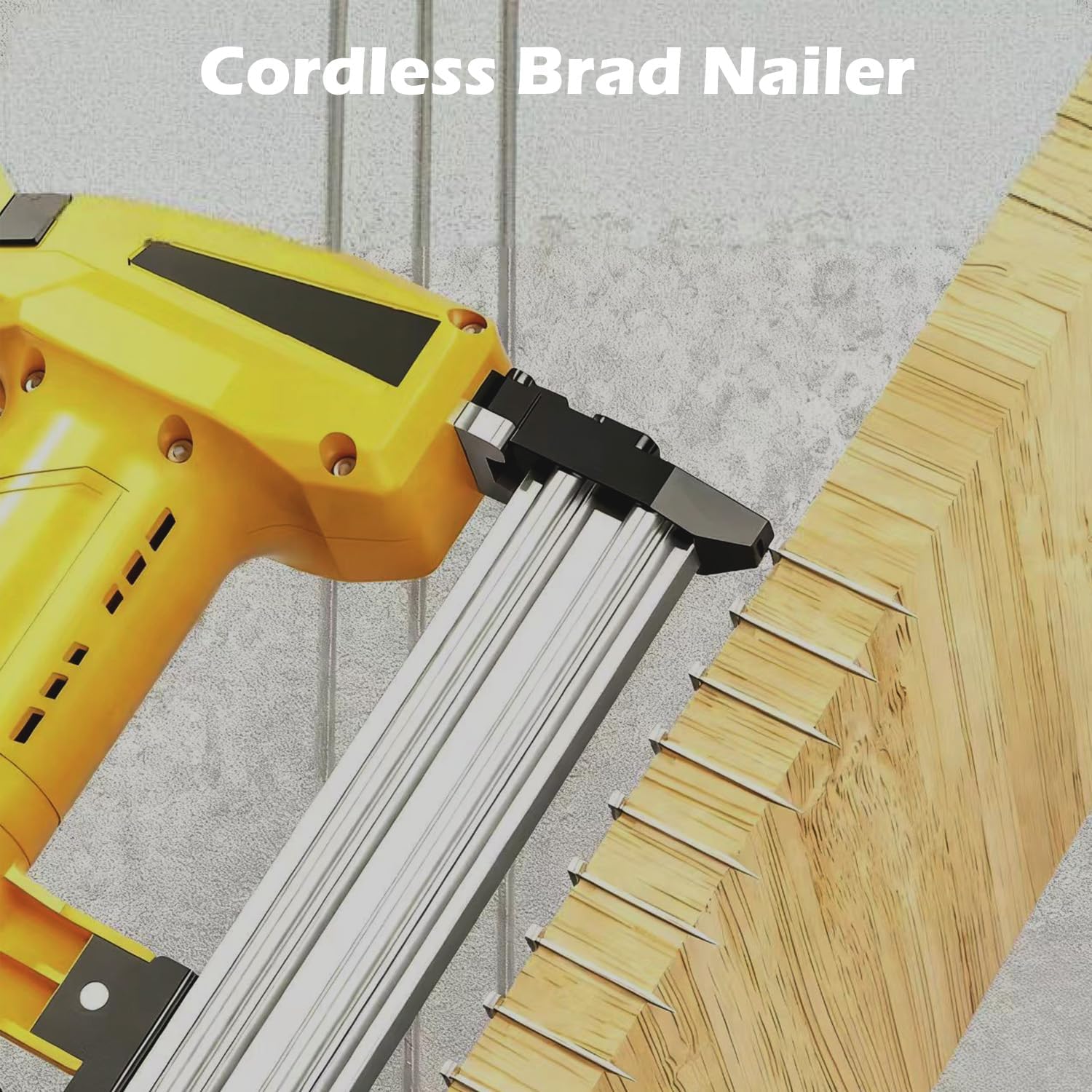 2 in 1 Cordless Brad Nailer, 18 Gauge Electric Nail & Staple Gun