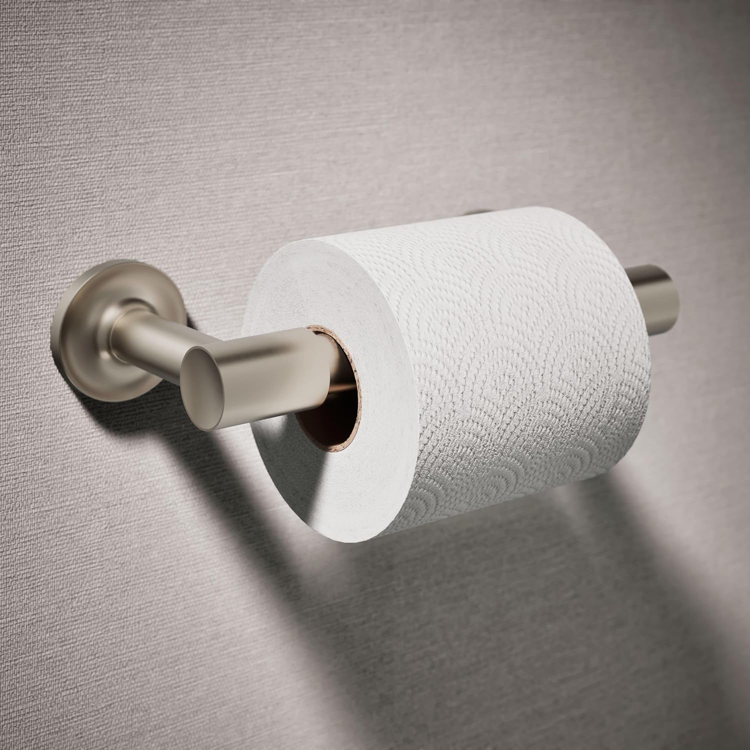 KOHLER 14377-BN Purist® Toilet Paper Holder, Vibrant Brushed Nickel