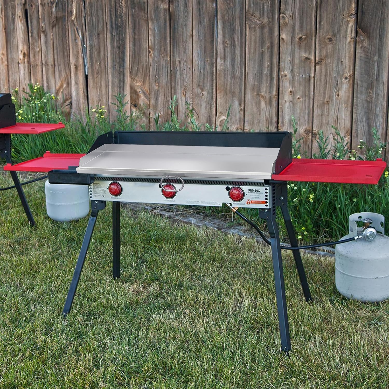 Stanbroil Fry Griddle for Camp Chef Stove, 16 in. x 37 in. Stainless Steel Flat Top Griddle, 3 Burner 16' Cooking Accessories for Camp Chef Tahoe, Expedition 3X, PRO90X