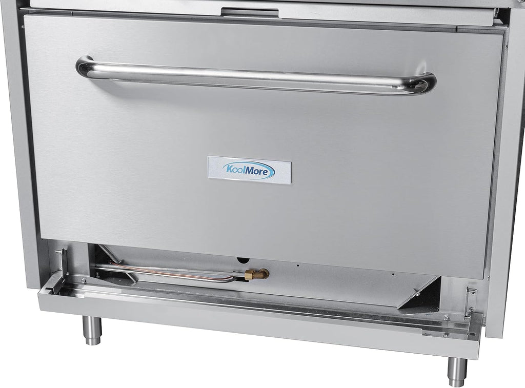 KoolMore 36 in. 6 Burner Commercial Liquid Propane Range with Oven (KM-CR36-LP)