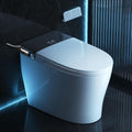 DeerValley Smart Toilet with Built-in Bidet, Auto Open/Close One Piece Toilet, 1000g MaP Auto Powerful Flush, Hot & Cold Bubble Spa Wash, Foam Shield, ADA Height, Built-in Pump for Low Water Pressure