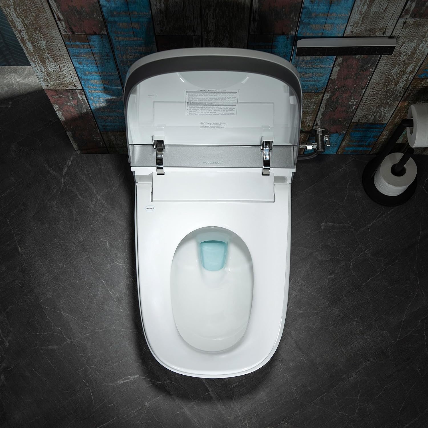 WOODBRIDGE Smart Toilet with 1000g MaP Flush Score, Foam Shield, Moving Dryer, ADA Comfort Height, Auto Flush, Blackout Flush, Auto Open & Close, Heated Seat, Bidet Toilet with Tank Built in (B0930S)