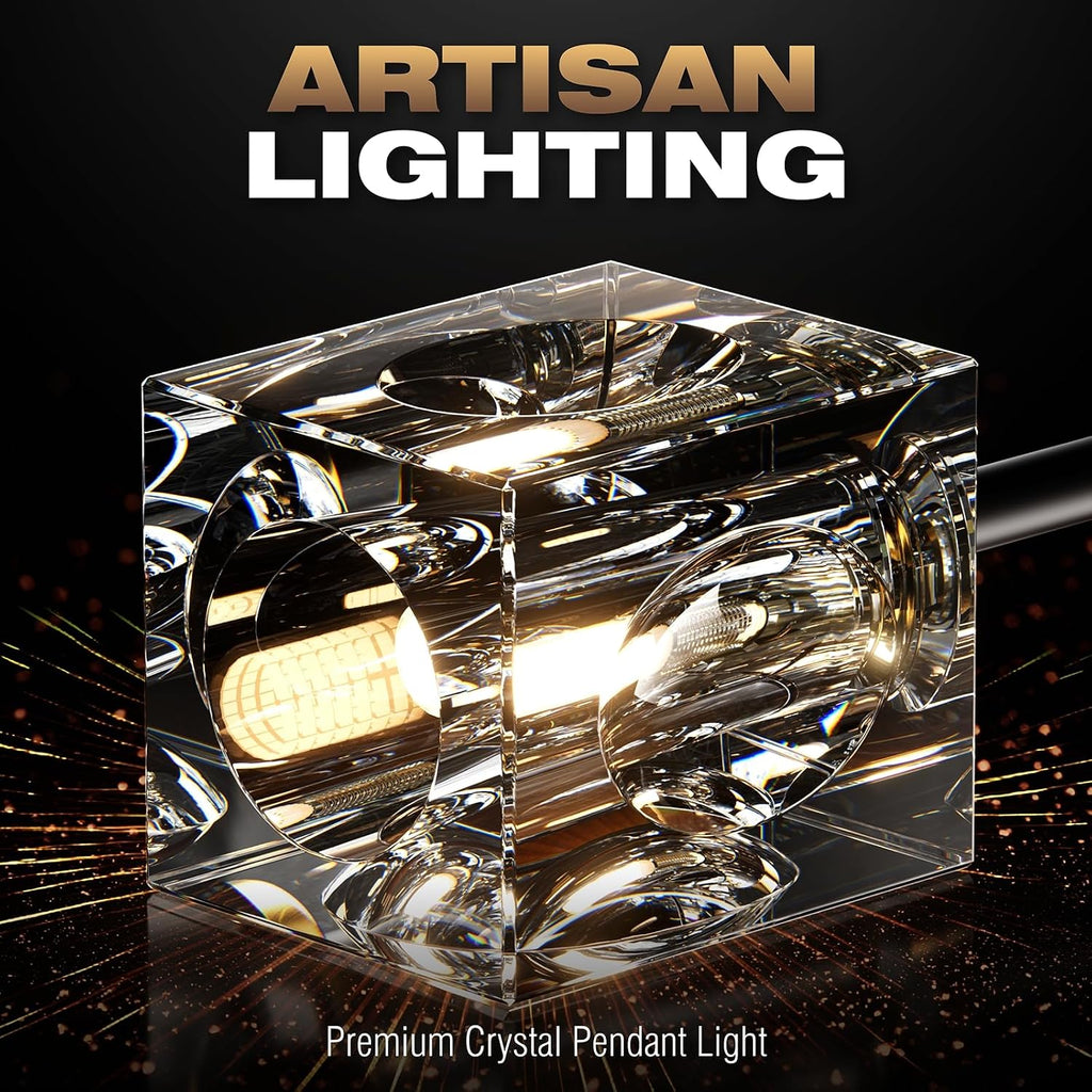 Gold Modern Sputnik Chandelier Ceiling Light Fixtures,4-Lights Industrial Crystal Semi Flush Mount Ceiling Light for Bedroom Dining Room Hallway Kitchen Bedroom Entryway