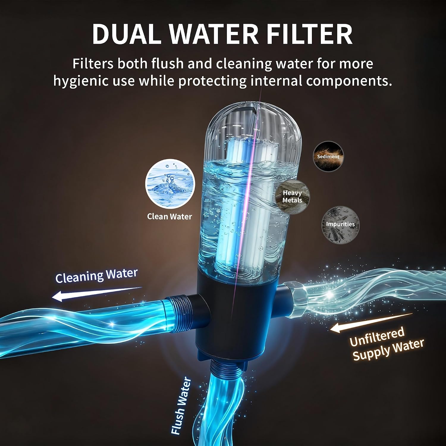 DeerValley Smart Toilet Auto Open & Close One Piece Tankless Toilet with Bidet Built in Auto Flush Warm Water Air Dryer Heated Seat Intelligent Water Filter for Modern Luxury Smart Home - DV-1S0019Pro