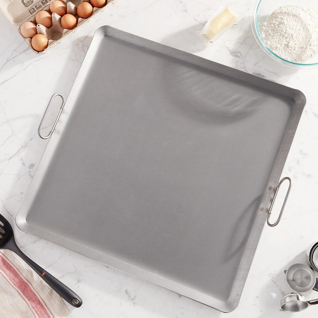 Chef King 7 Gauge Steel Griddle, 23 Inch x 23 Inch