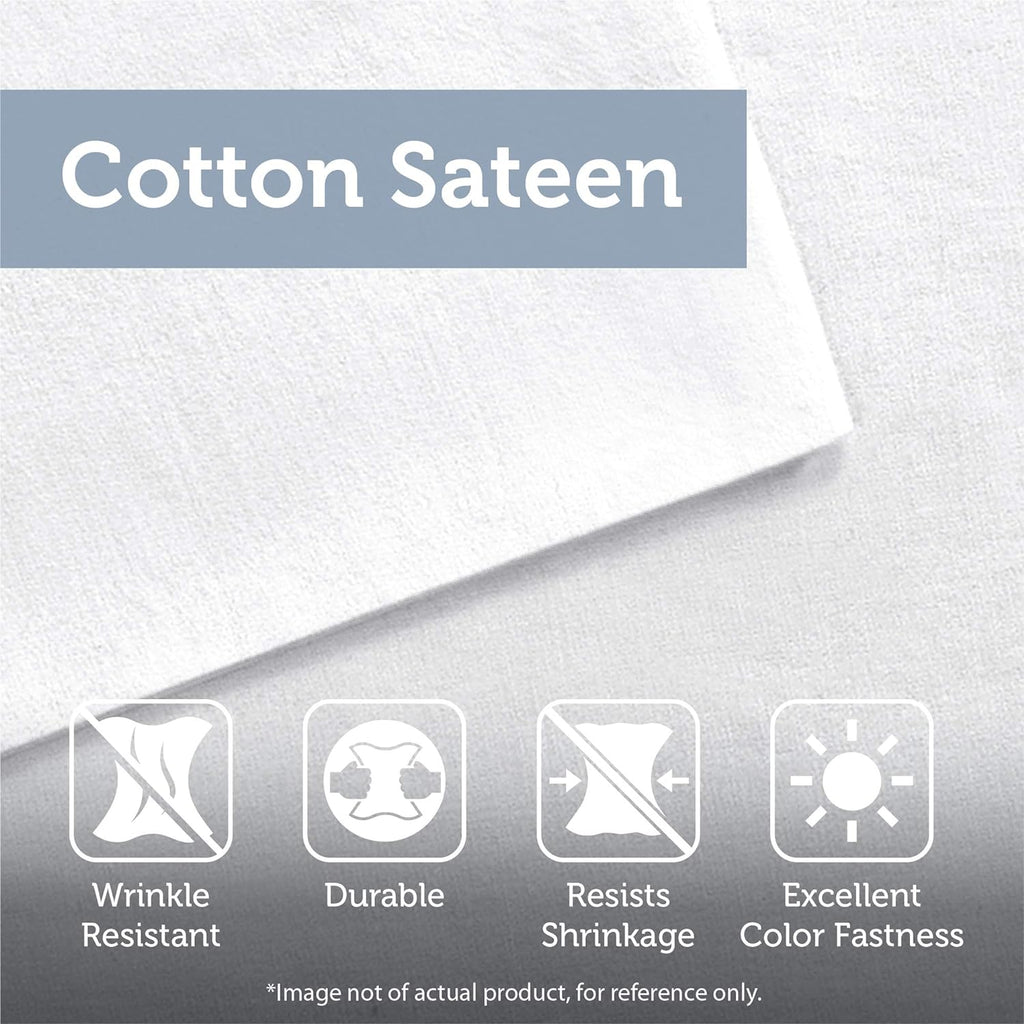 Madison Park Lola Sateen Cotton Comforter Set-Casual Medallion Floral Design All Season Down Alternative Bedding, Shams, Bedskirt, Decorative Pillows, Cal King(104'x92'), Taupe Grey/Peach, 7 Piece