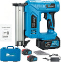 18 Gauge 21V Cordless Brad Nailer，Power Nailers with 2 x 4.0Ah Battery,Pistola De Clavos with 1200 Nails,2 Firing Modes,for Home Improvement,DIY, Woodworking