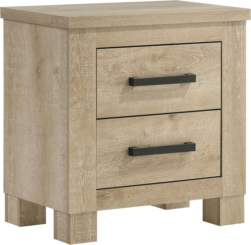 Coaster Home Furnishings Oakglen 5-Piece Eastern King Bedroom Set Weathered Oak 225101KE-S5