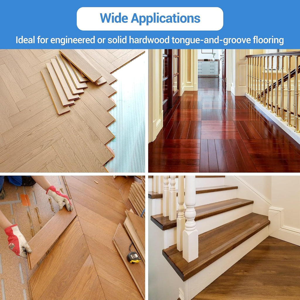 meite 16 Gauge Flooring Nails 1-1/2 Inch, 16GA L Cleat Nails Hardwood Flooring Nails for Flooring Nailer Gun (5 Boxes)
