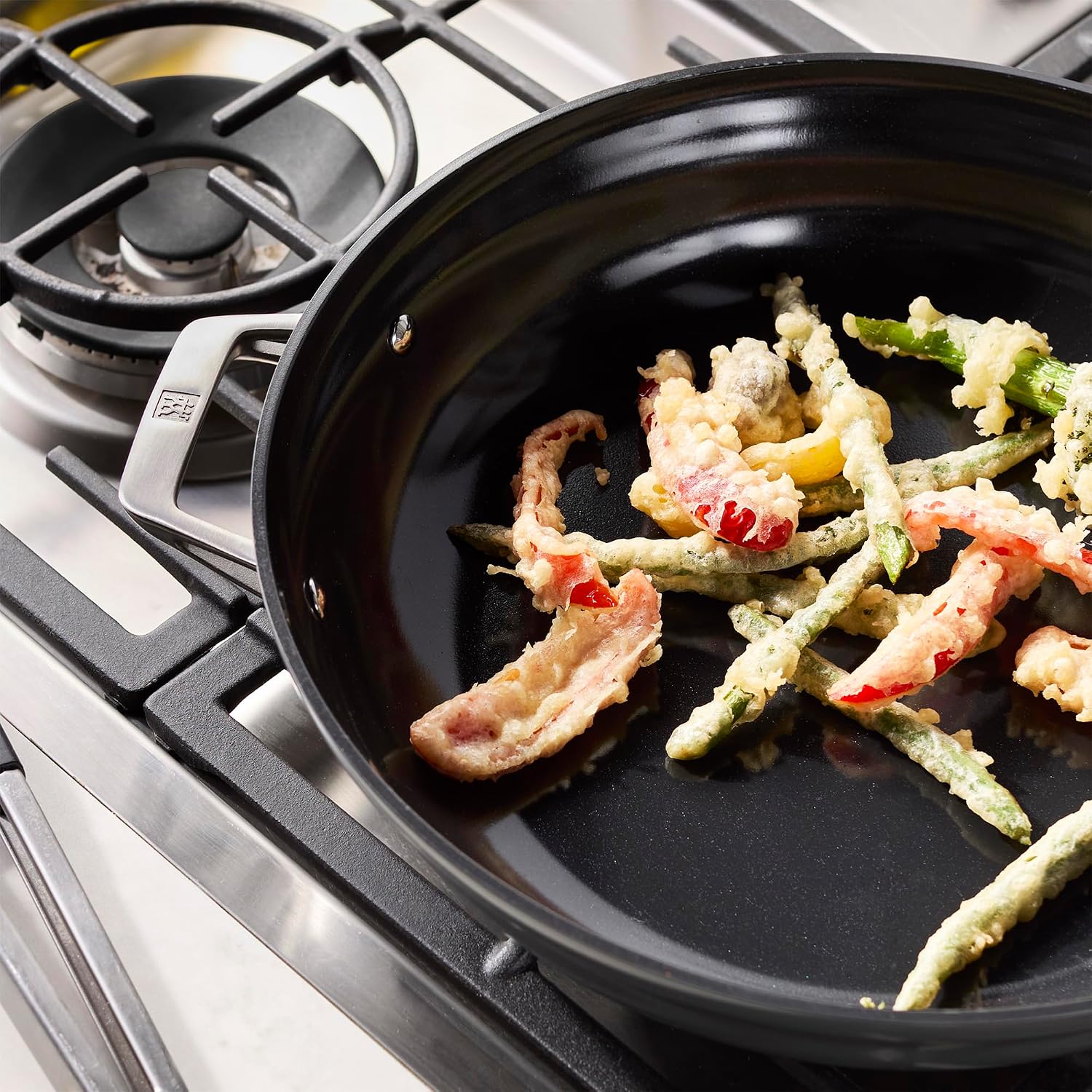 ZWILLING Motion Ceramic Hard Anodized 5-qt Aluminum Nonstick Deep Fryer