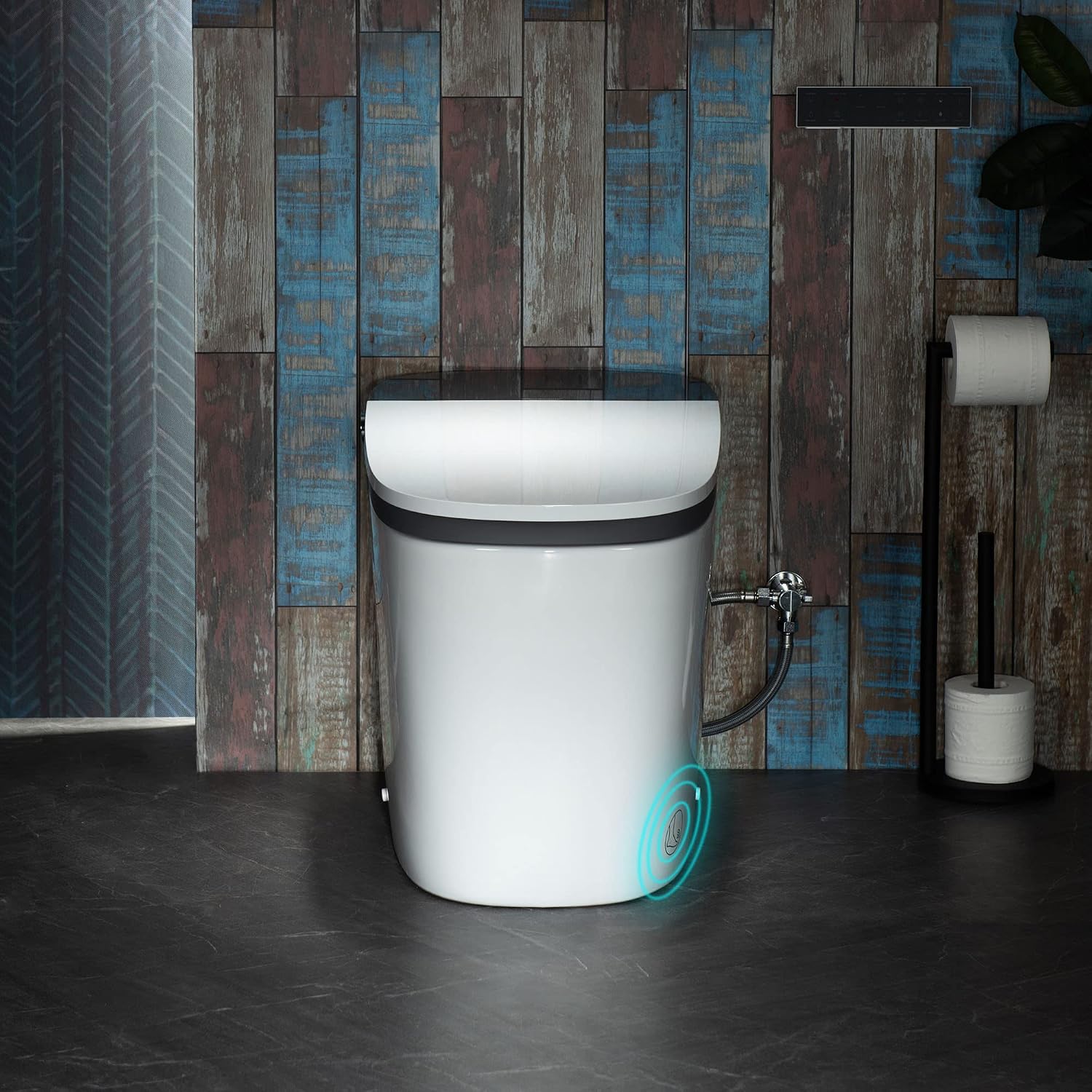 WOODBRIDGE Smart Toilet with 1000g MaP Flush Score, Foam Shield, Moving Dryer, ADA Comfort Height, Auto Flush, Blackout Flush, Auto Open & Close, Heated Seat, Bidet Toilet with Tank Built in (B0930S)