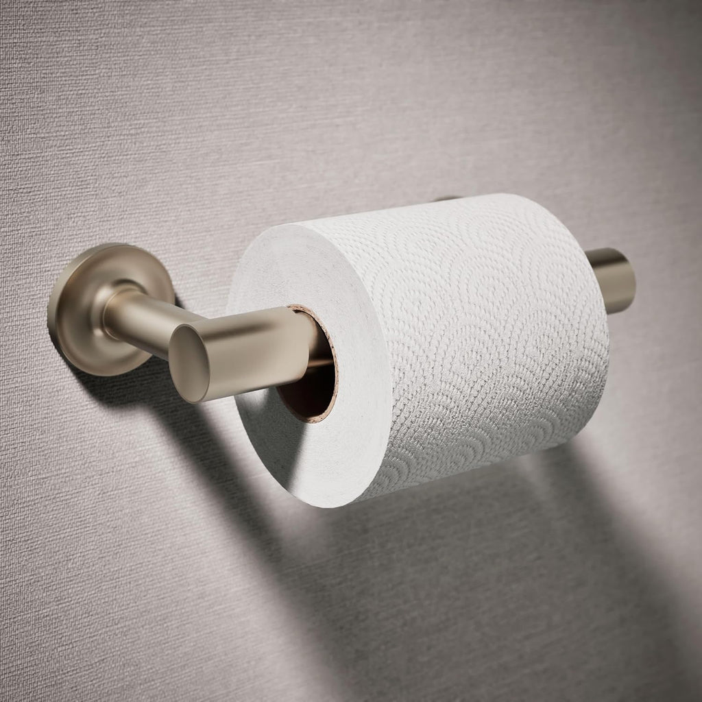 KOHLER 14377-BV Purist® Pivoting Toilet Paper Holder, Vibrant Brushed Bronze