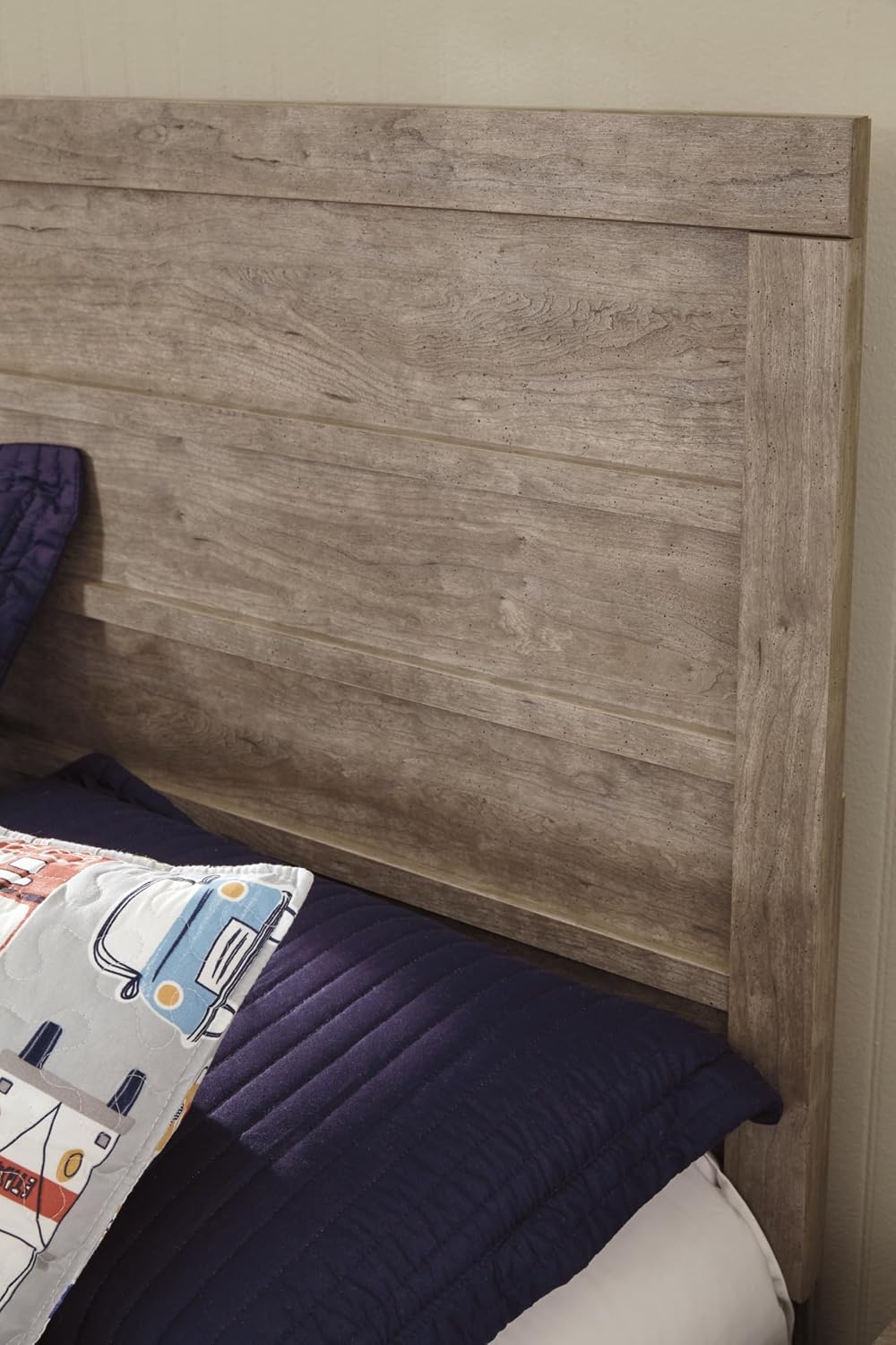 Signature Design by Ashley Culverbach Farmhouse Full Panel Bed, Foundation or Box Spring Needed, Gray