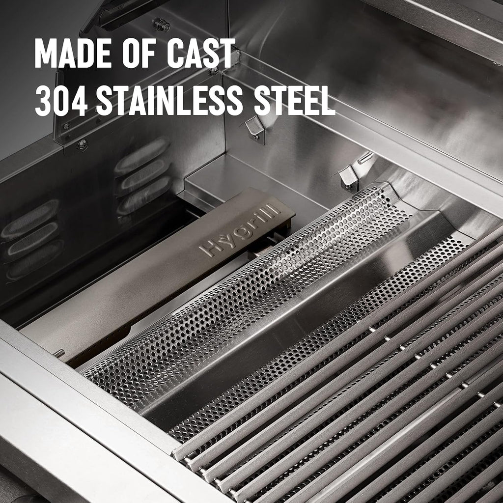 Hygrill Premium XTR 3-Burner Built In Grill, Stainless Steel Grill Head for Outdoor Kitchen and BBQ Grill Island, Heavy Duty Natural Gas Grill